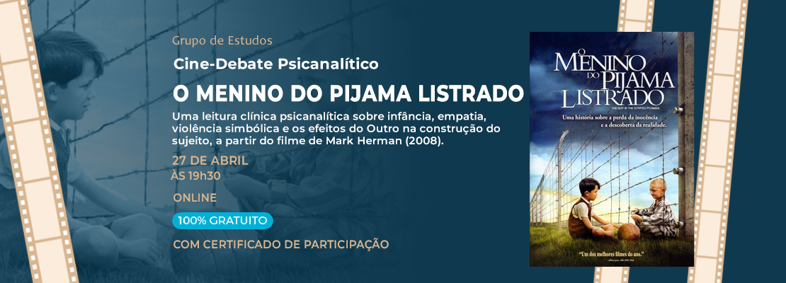 Banner O Menino do Pijama Listrado