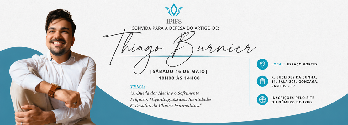 Banner Defesa do Artigo de: Thiago Burnier