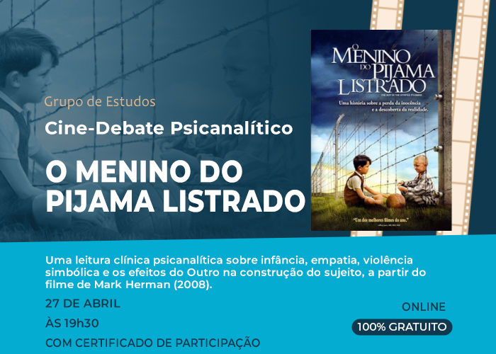 Banner O Menino do Pijama Listrado