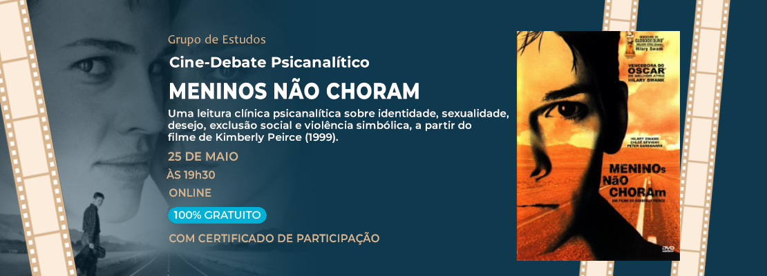 Banner Meninos não choram