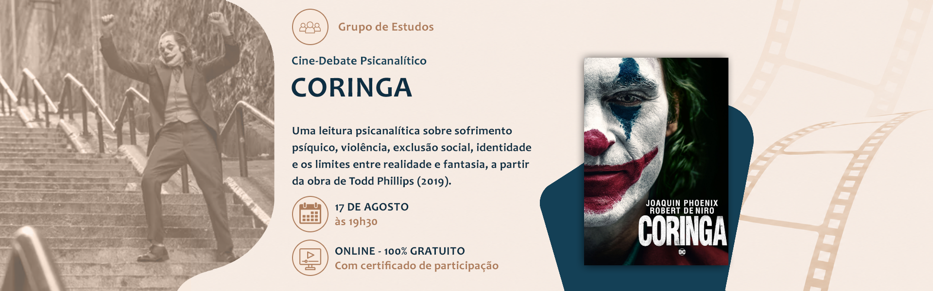 Banner Cine-Debate - CORINGA