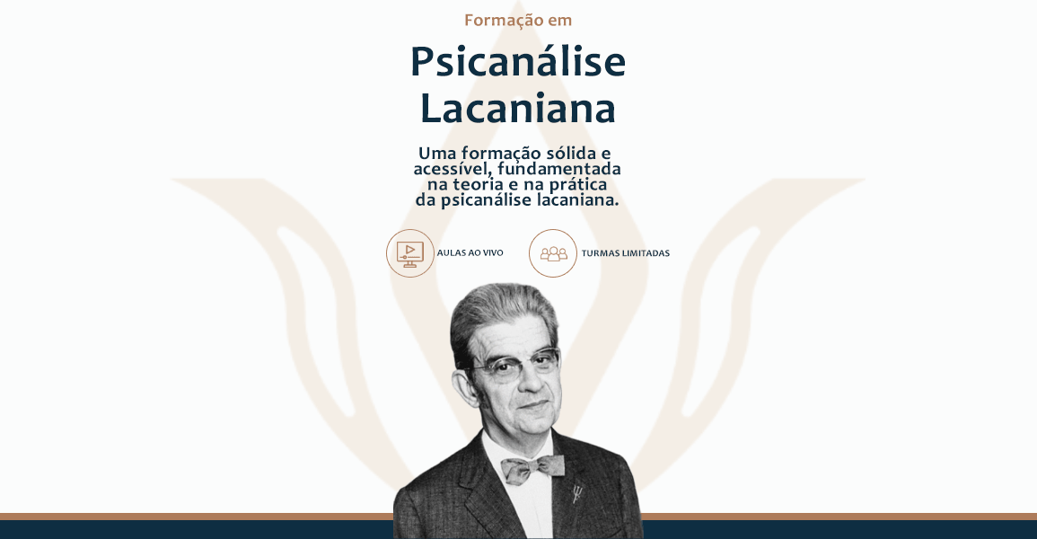 Banner Últimas Vagas - Formação em Psicanáise Lacaniana