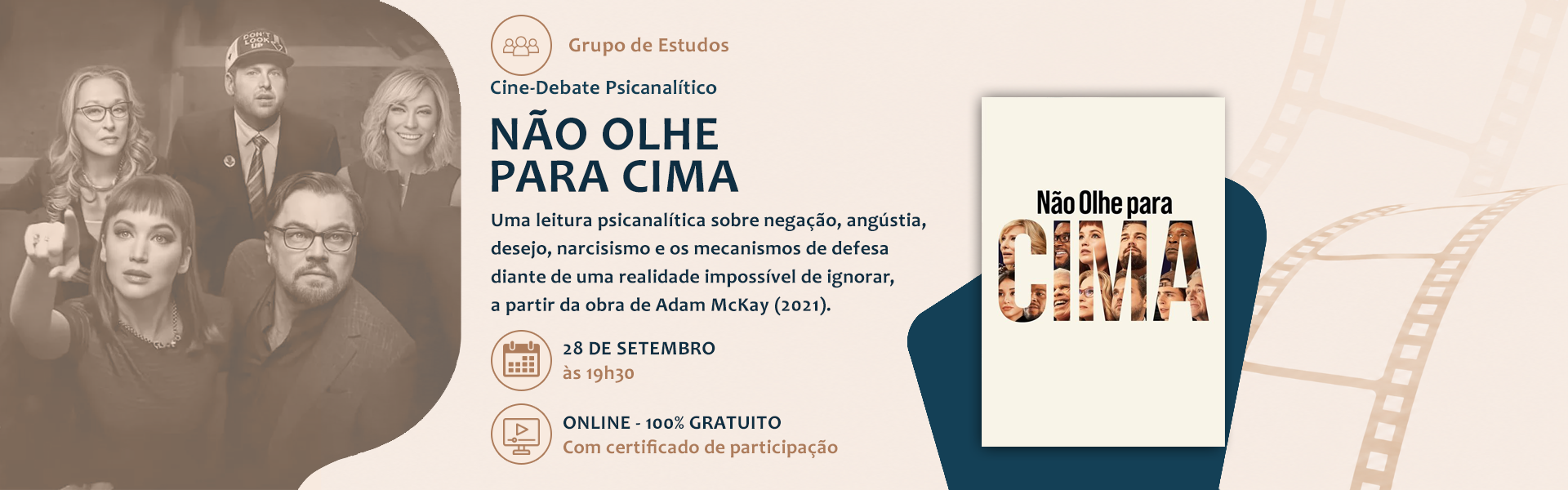 Banner Não Olhe para Cima